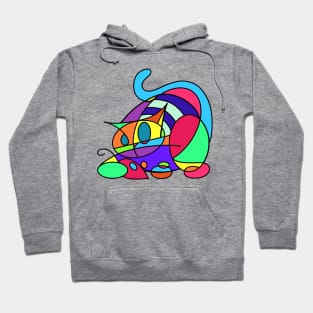 Cubistic cat 2 Hoodie